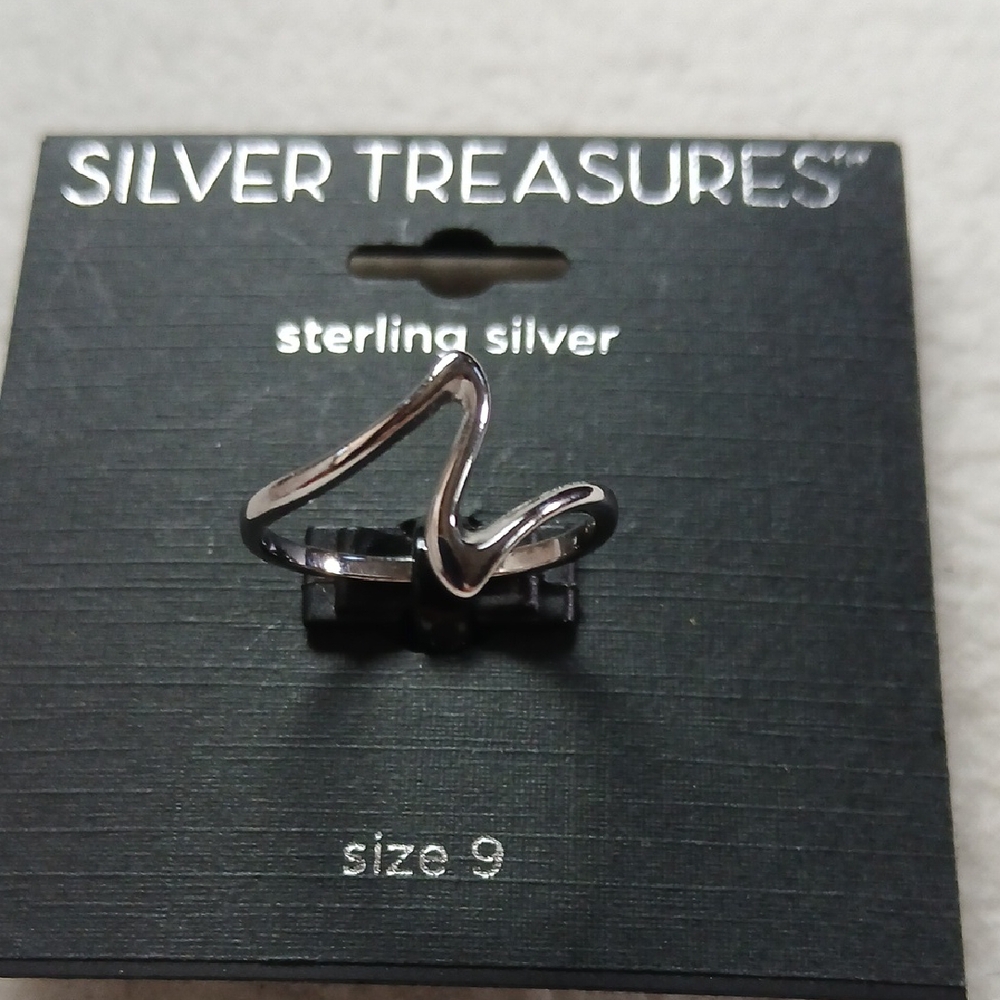 Sterling Silver Wave Ring